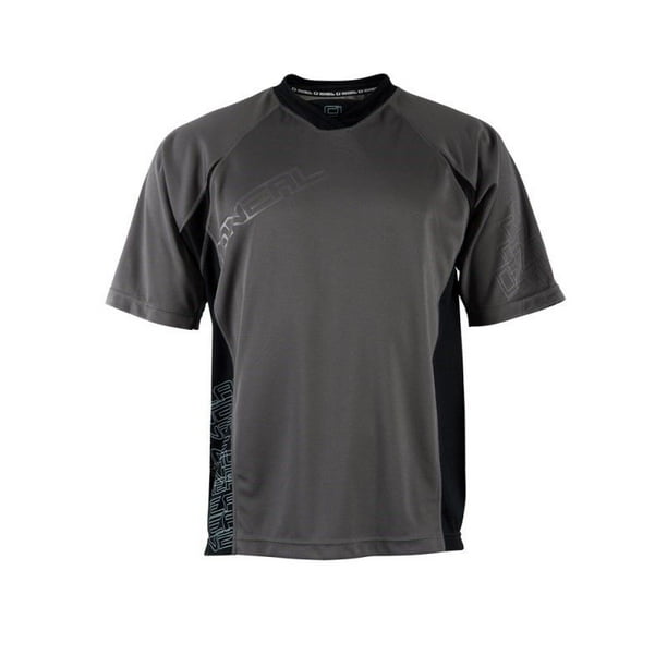 Medium ONeal unisex-adult PIN IT Cycling Jersey Black//Gray